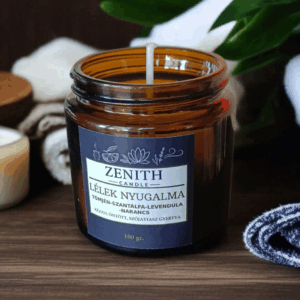 Lélek Nyugalma Szójaviasz Illatgyertya Üveg Tégelyben 100g