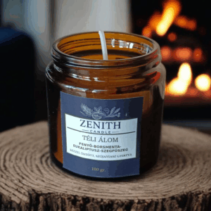 Téli Álom Szójaviasz Illatgyertya Üveg Tégelyben 100g