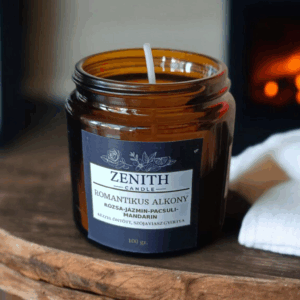 Romantikus Alkony Szójaviasz Illatgyertya Üveg Tégelyben 100g