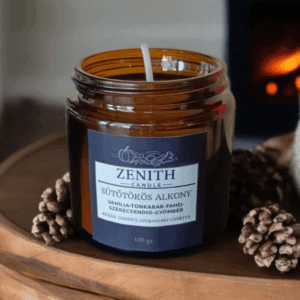 Sütőtökös Alkony (Pumpkin Season inspiráció) Szójaviasz Illatgyertya Üveg Tégelyben 100g