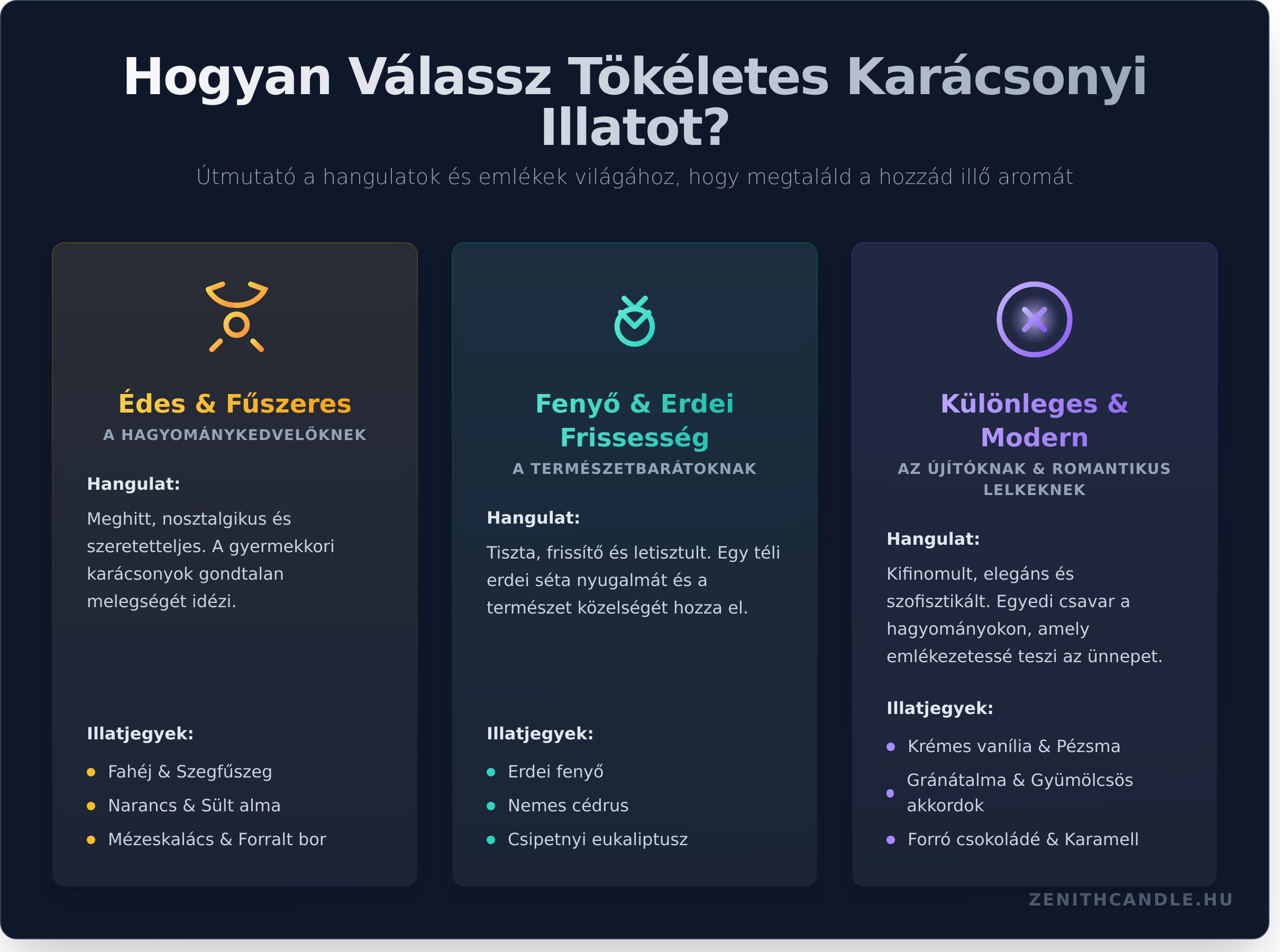 Karácsonyi Gyertya: Útmutató a Varázslatos Ünnepi Hangulathoz - Infographic